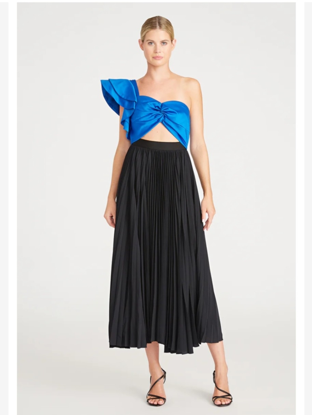 AMUR Black Pleated dress